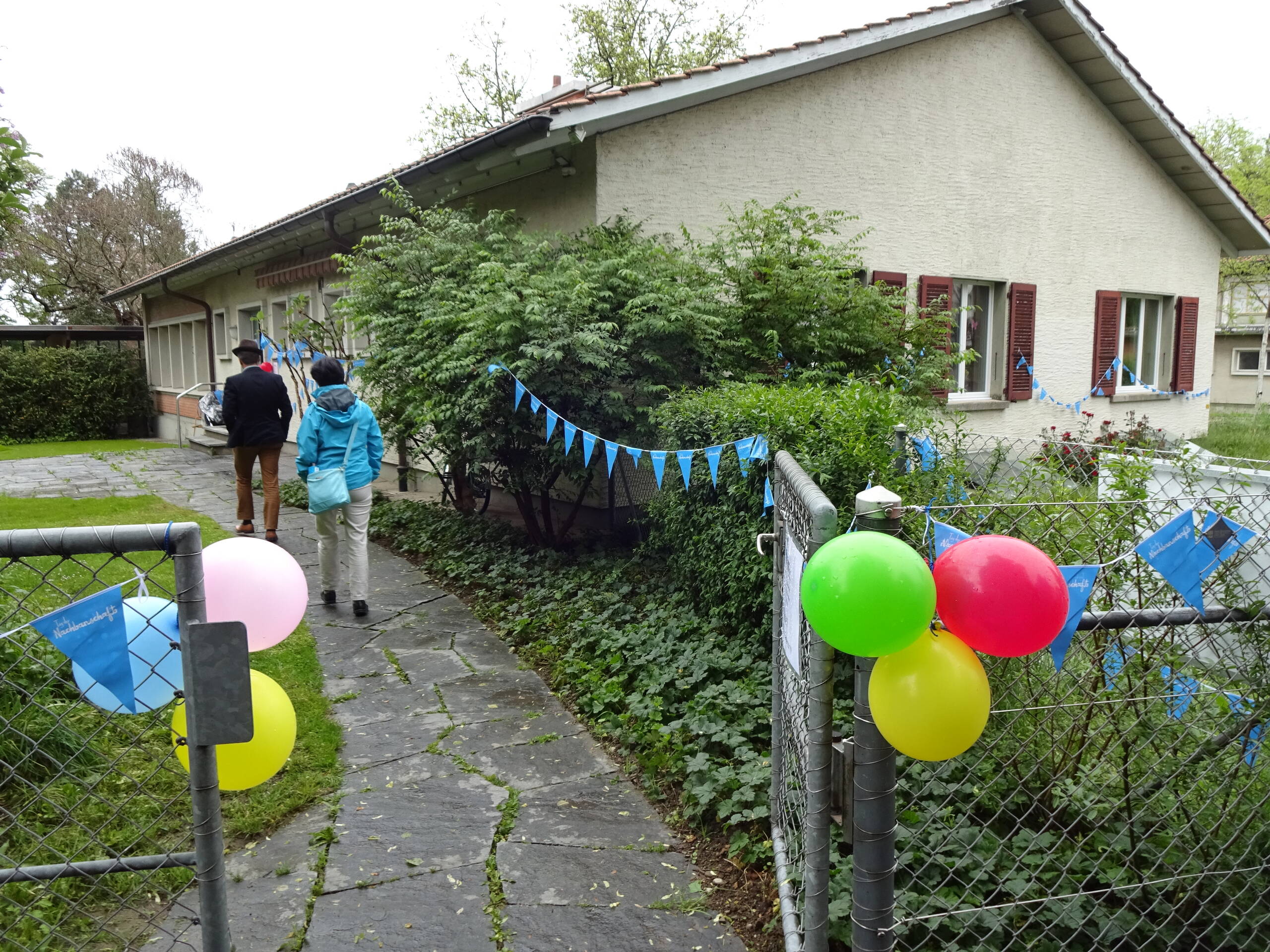 Eingang zum Garten des Quartierbüro Stöckacker