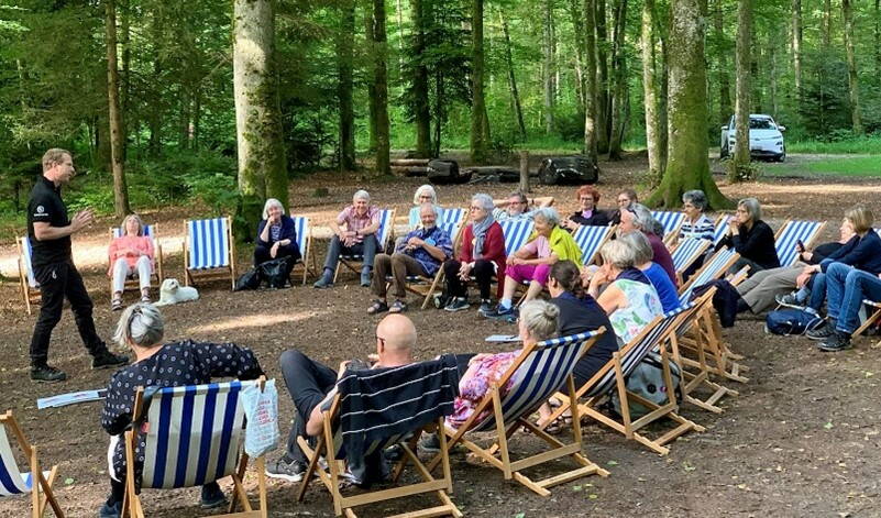 Landgang in den Bremgartenwald mit Referat vom Oberförster.